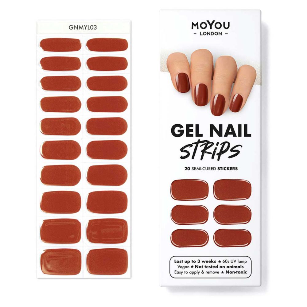 MoYou London Gel Nail Strip Cinnamon Bun