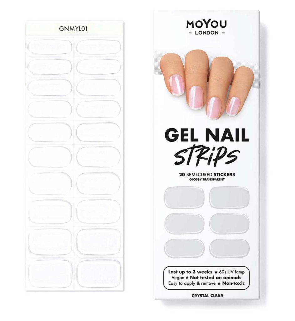 Gel Nail Strip Crystal Clear