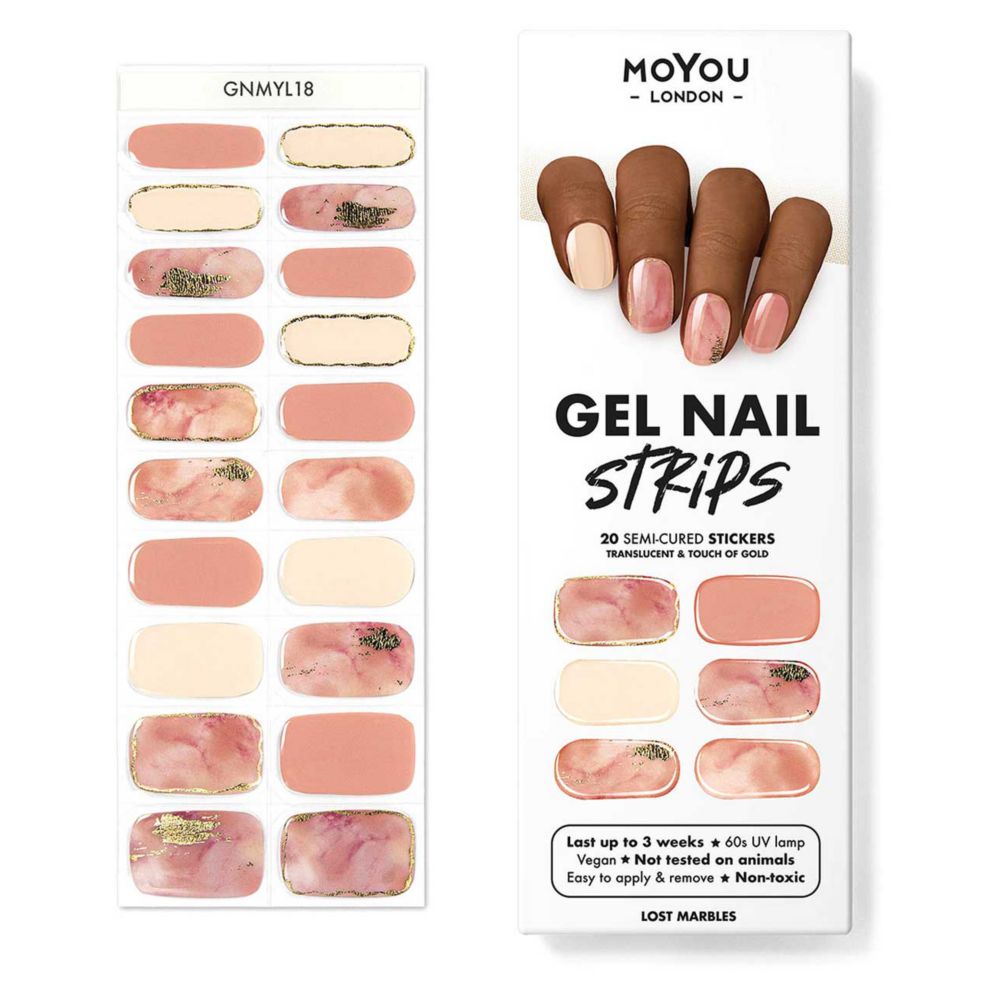 MoYou London Gel Nail Strip Lost Marbles