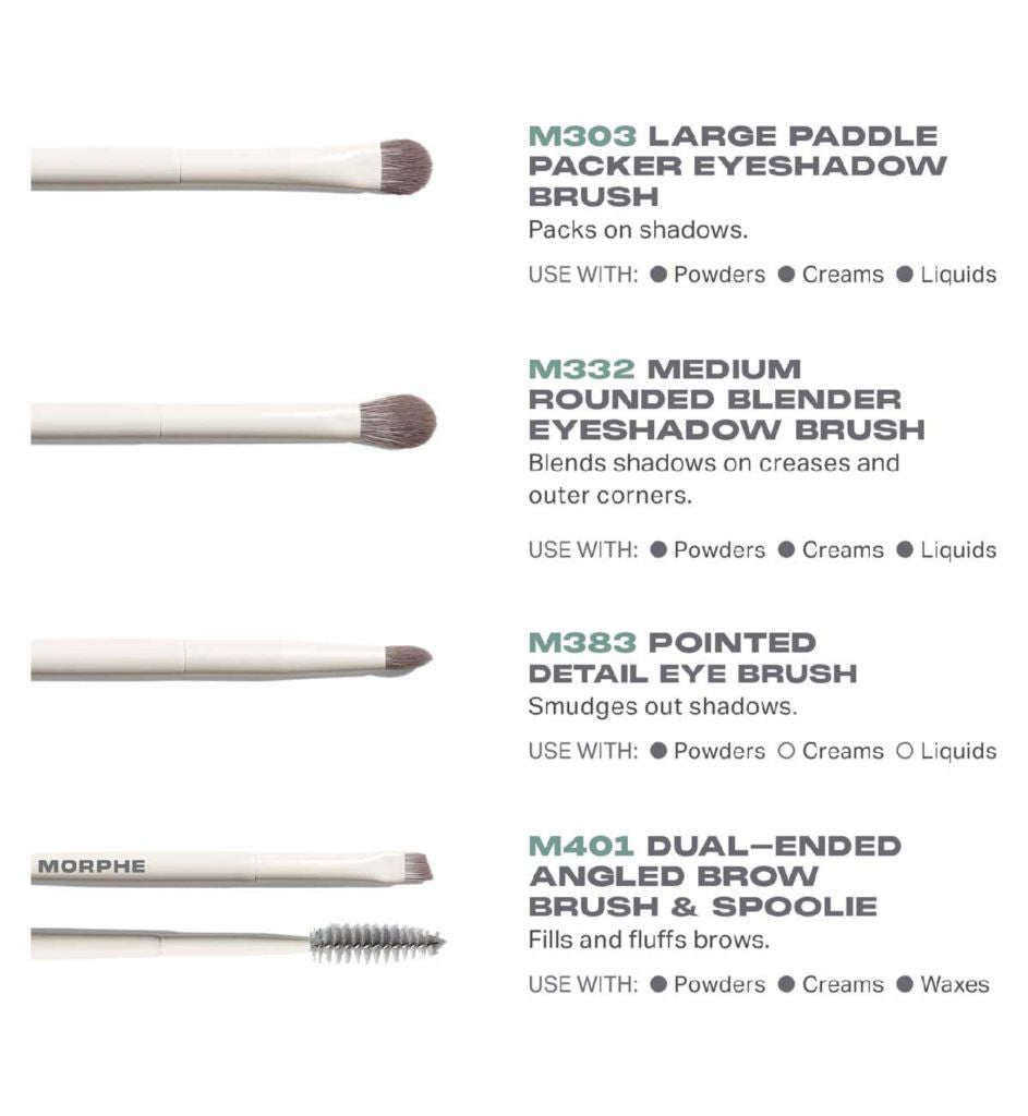 Best Of Blends 8 Piece Face and Eye Brush Set