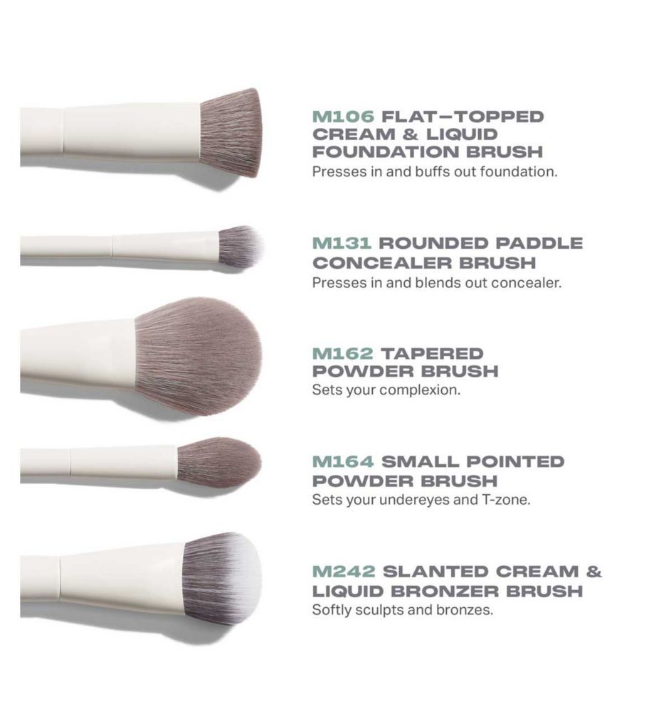 Portrait Mode 5 Piece Face Brush Set