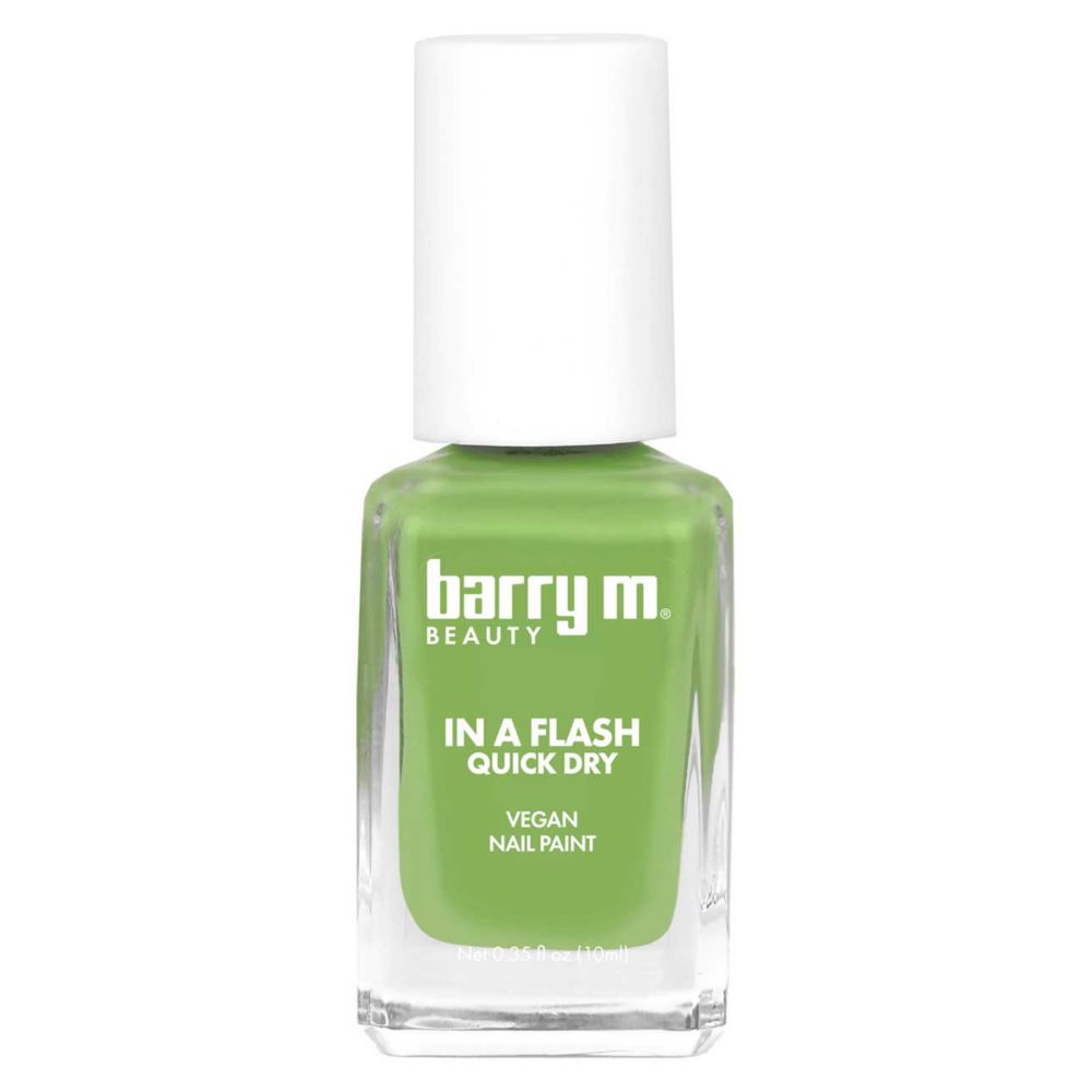 Barry M in a Flash Quick Dry Nail Paint  Getaway Green10ml