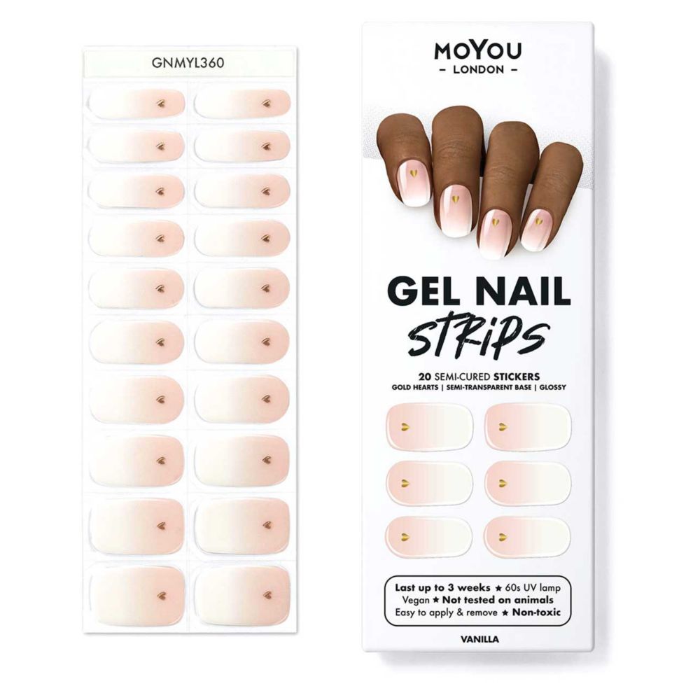 MoYou London Gel Nail Strip - Vanilla