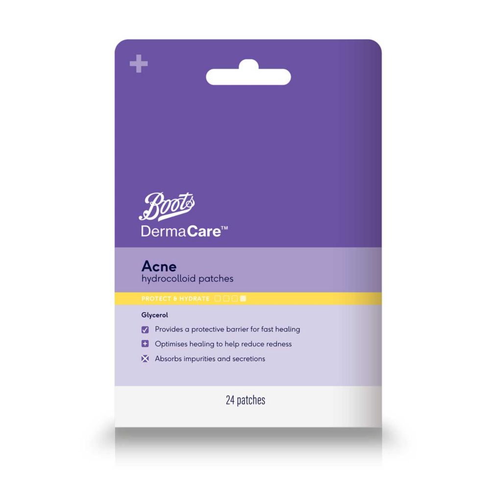 Boots Dermacare Acne Hydrocolloid Patches 24s