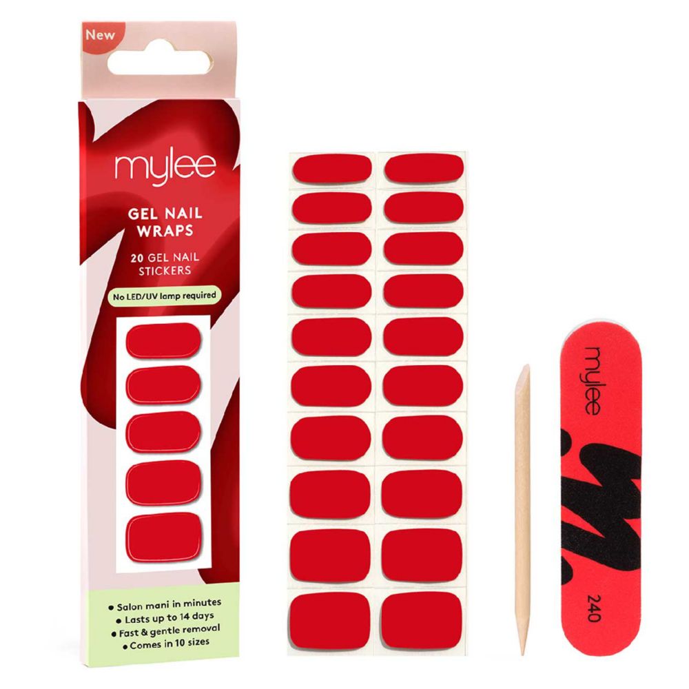 Mylee Gel Nail Wraps French Cancan x20 Wraps