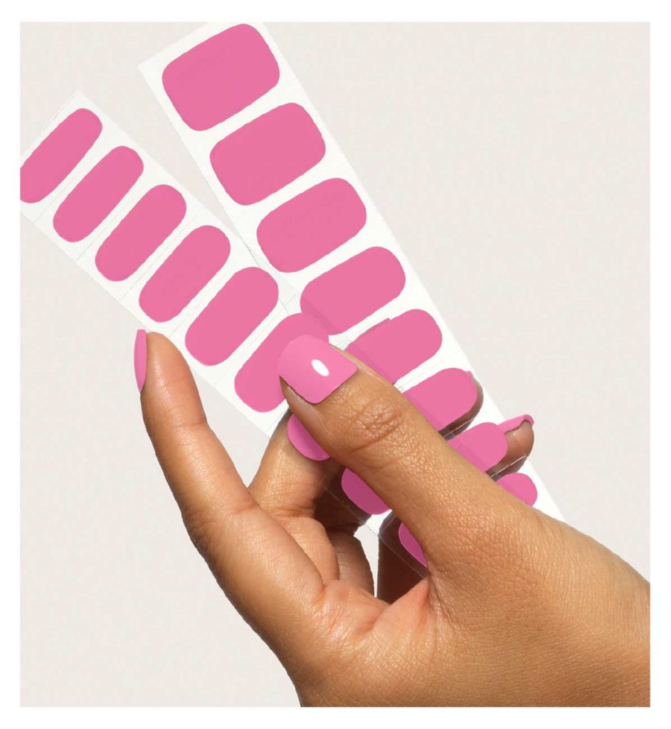 Gel Nail Wraps Peony
