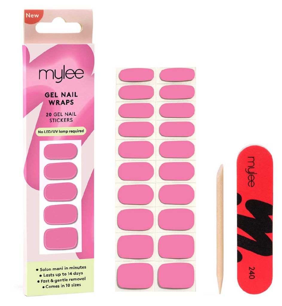 Gel Nail Wraps Peony