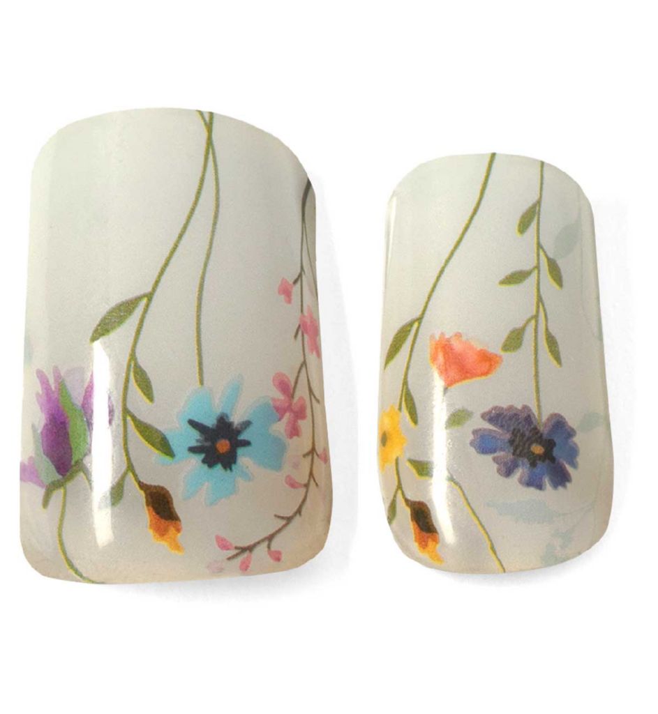 Gel Nail Wraps Blooming Lovely