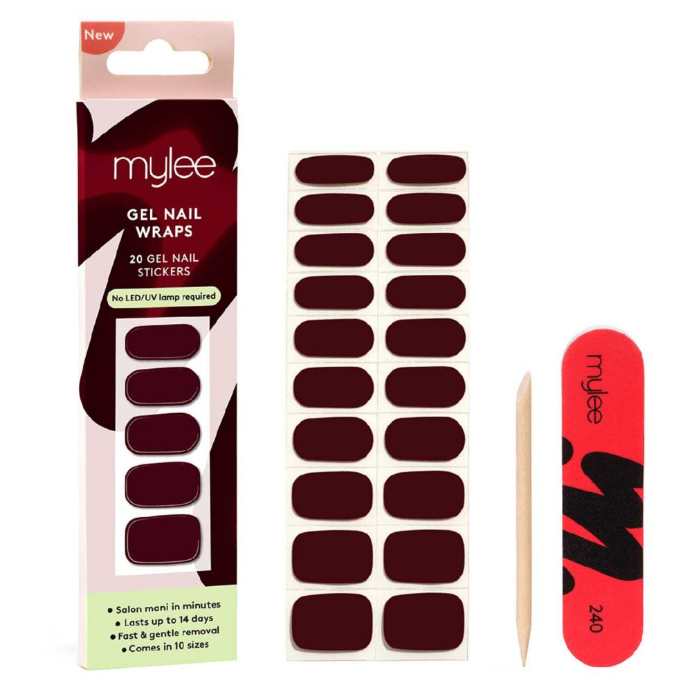Mylee Gel Nail Wraps Diva x20 Wraps