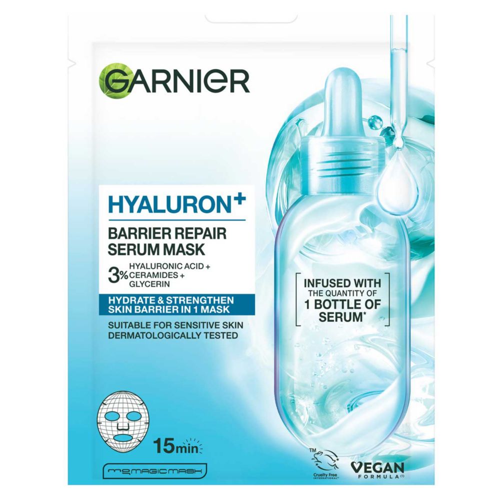 Garnier Hyaluron Barrier Repair Tissue Mask, 28g
