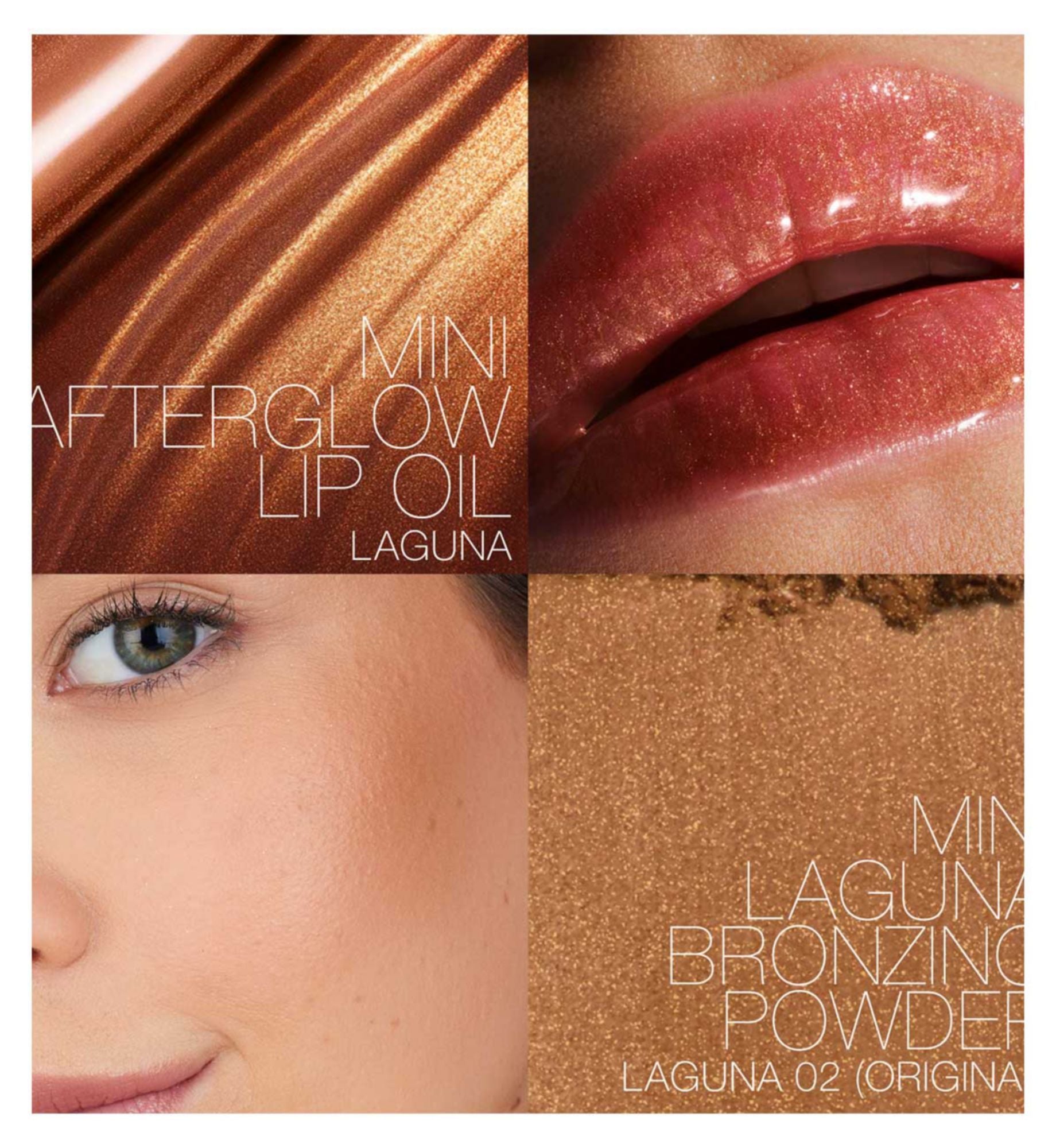 Mini Bronzer & Lip Oil Laguna Duo