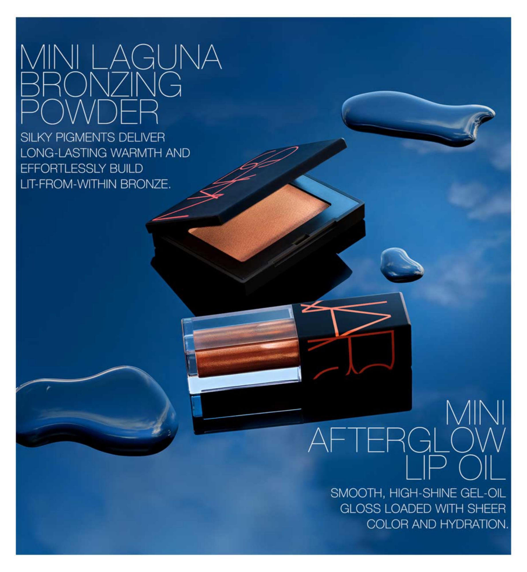 Mini Bronzer & Lip Oil Laguna Duo