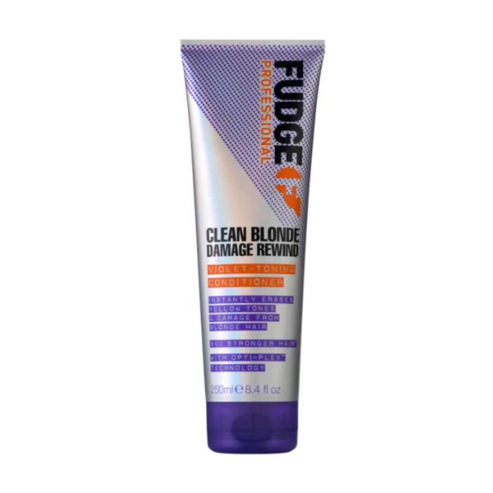 Fudge Professional Clean Blonde Damage Rewind Violet Toning Conditioner 250ml