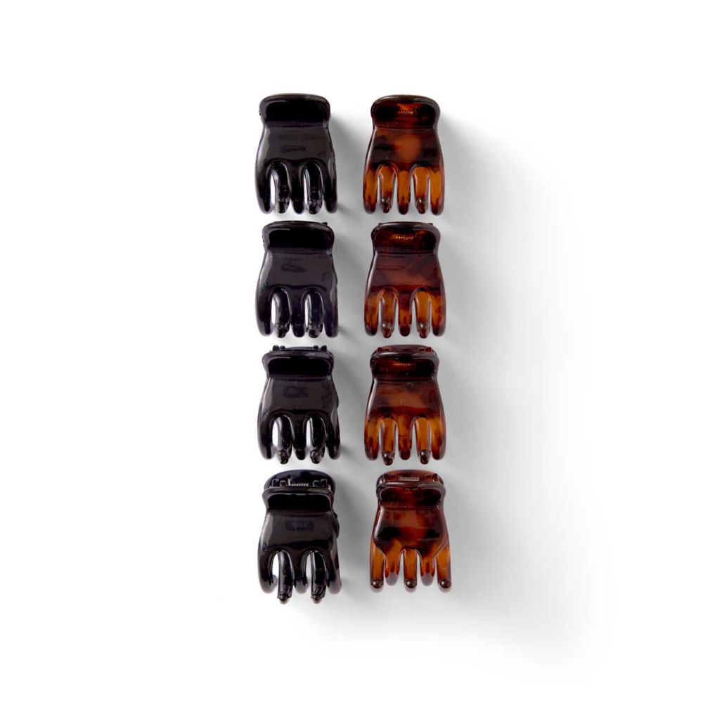 Boots Mixed Black Tortoise Jaw Clips Small 8s