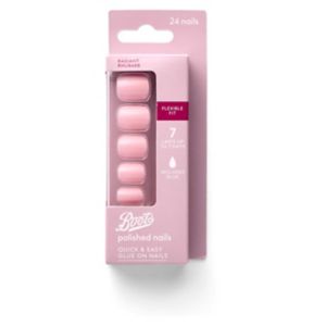 Boots False Nail Radiant Rhubarb x24