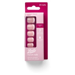 Boots False Nail Elegant French Nails x24