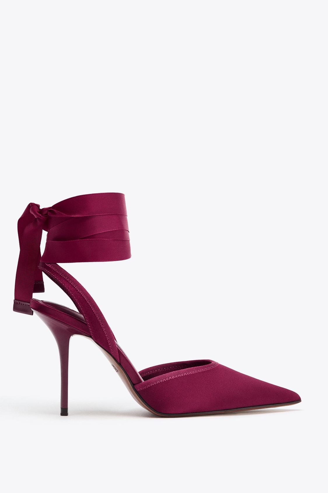 Slingback Heeled Shoes With Strap
