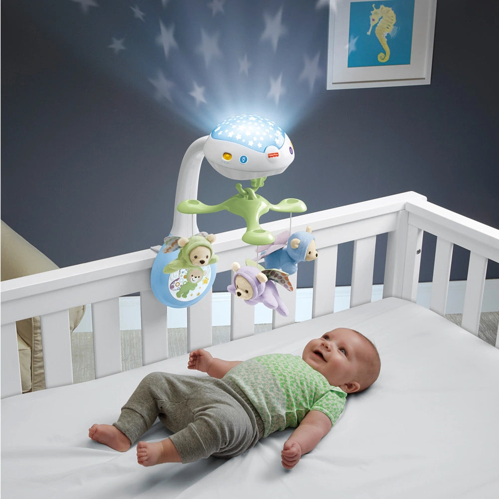 Fisher-Price Butterfly Dreams 3-in-1 Light Projector Cot Mobile