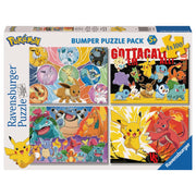 Ravensburger Pokémon Jigsaw Puzzles Bumper Pack 4 x 100 Pieces Assortment