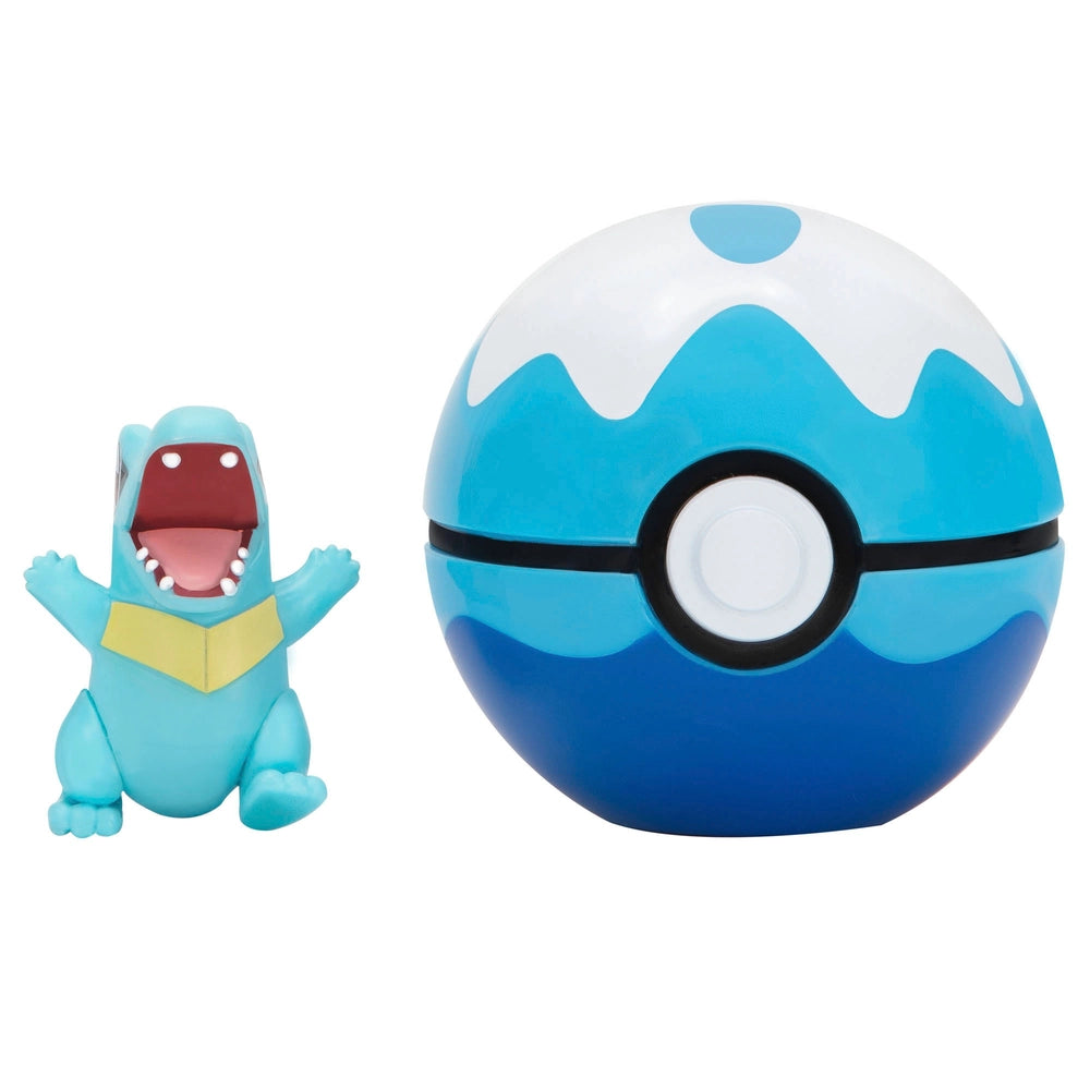 Pokémon Clip 'N' Go Dive Ball and Totodile Battle Figure