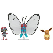 Pokémon Battle Figures 3 Pack Eevee, Pawniard and Butterfree