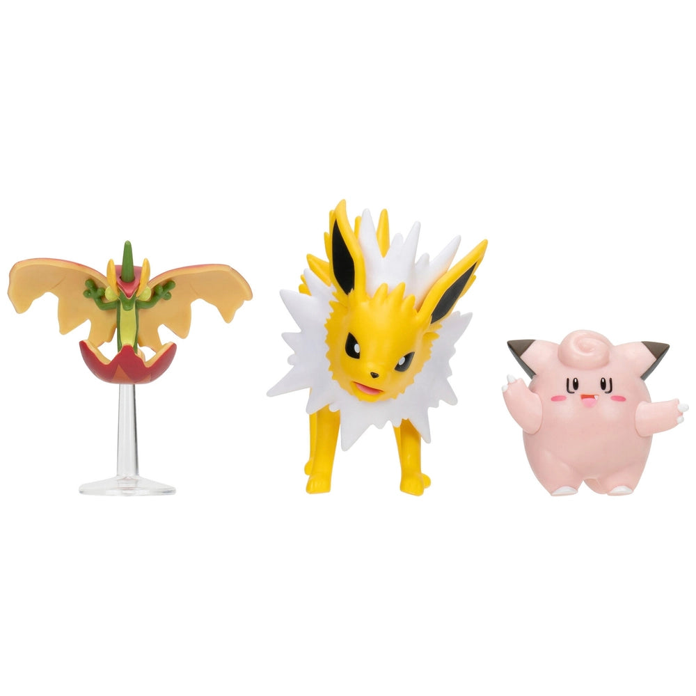Pokémon Battle Figures 3 Pack Clefairy, Flapple and Jolteon
