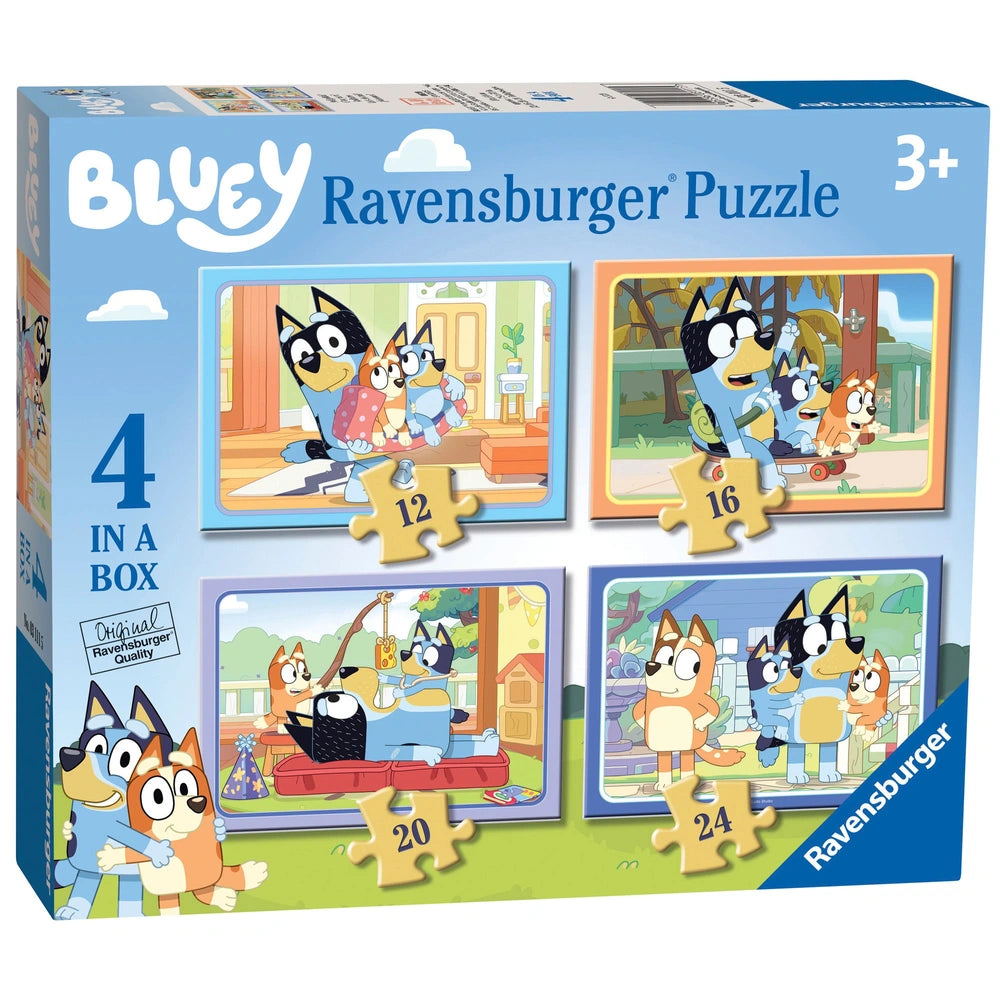 Ravensburger Bluey Jigsaw Puzzles Bumper 4 Pack