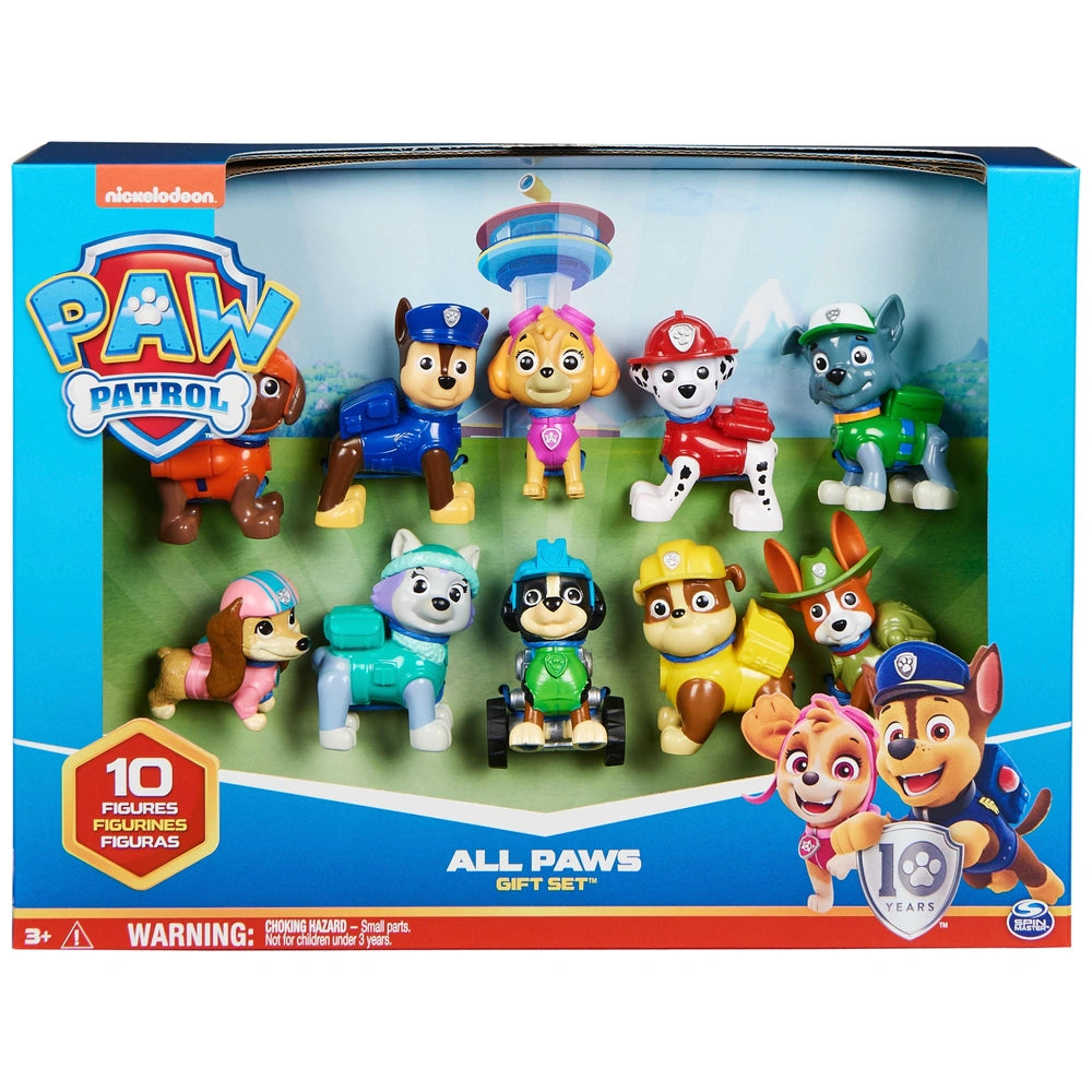 PAW Patrol Character Figures All Paws 10 Pack