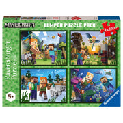 Ravensburger Minecraft Jigsaw Puzzles Bumper Pack 4 x 100 Pieces