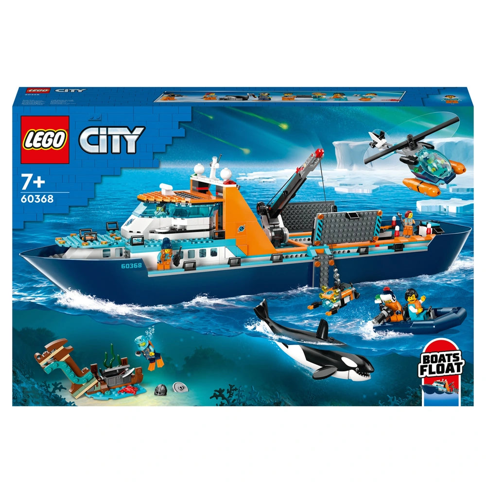 LEGO City 60368 Floating Arctic Explorer Ship Set