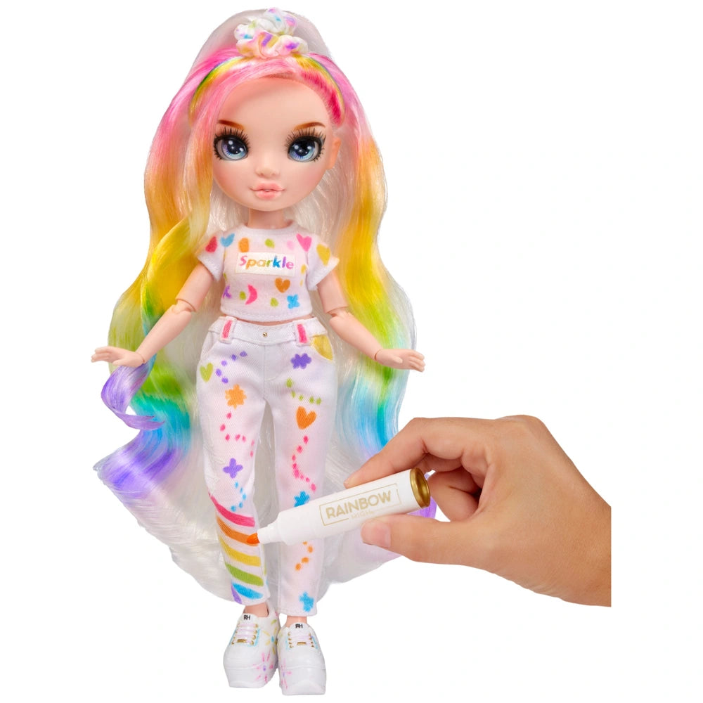 Color & Create Blue Eyes Doll