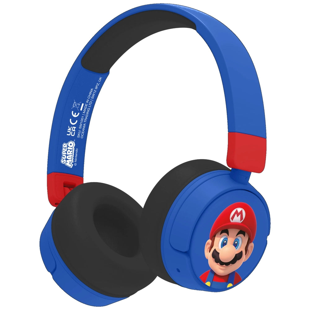 Super Mario Kids' Wireless Bluetooth Headphones