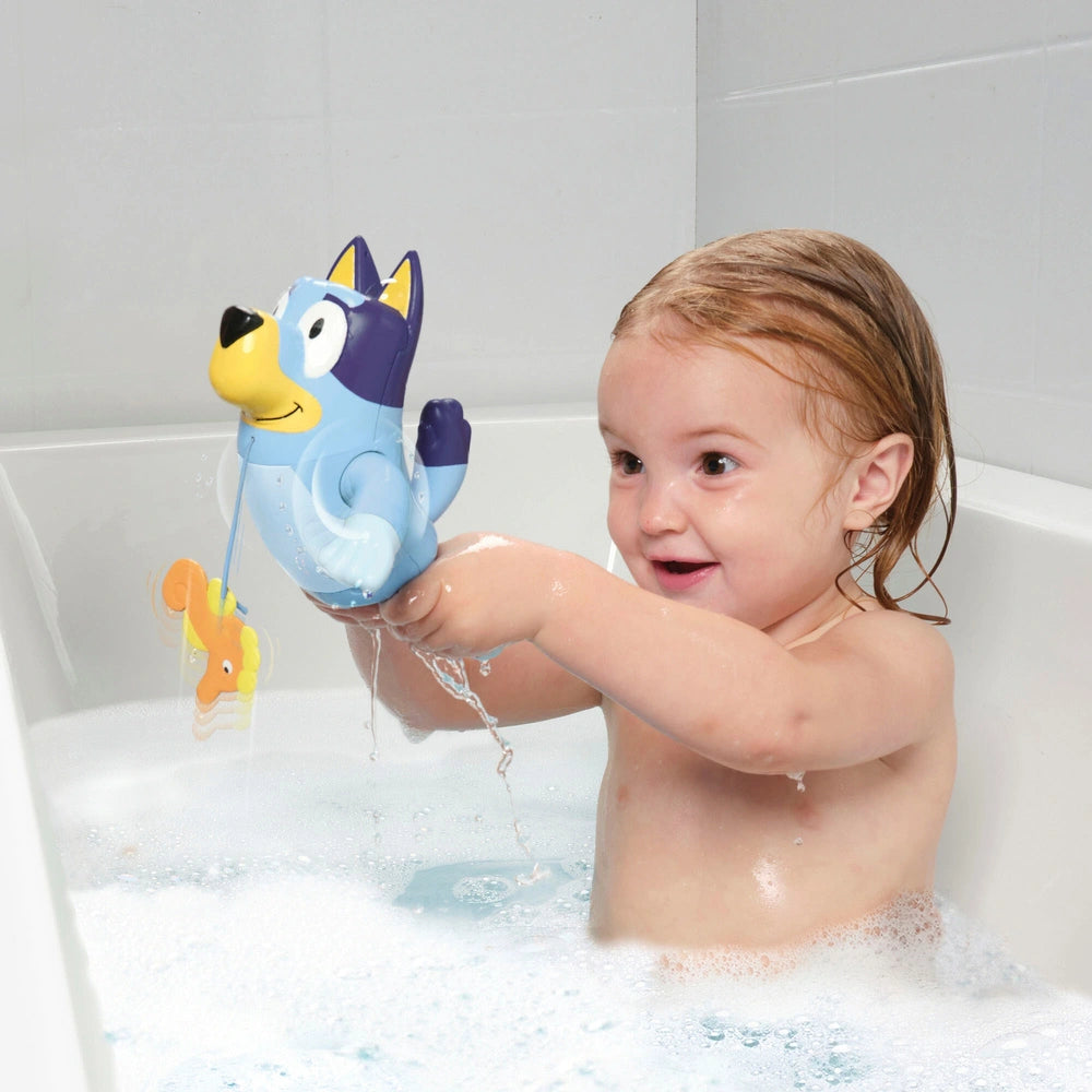 TOMY Toomies Bluey Bath Toy Swimming Bluey