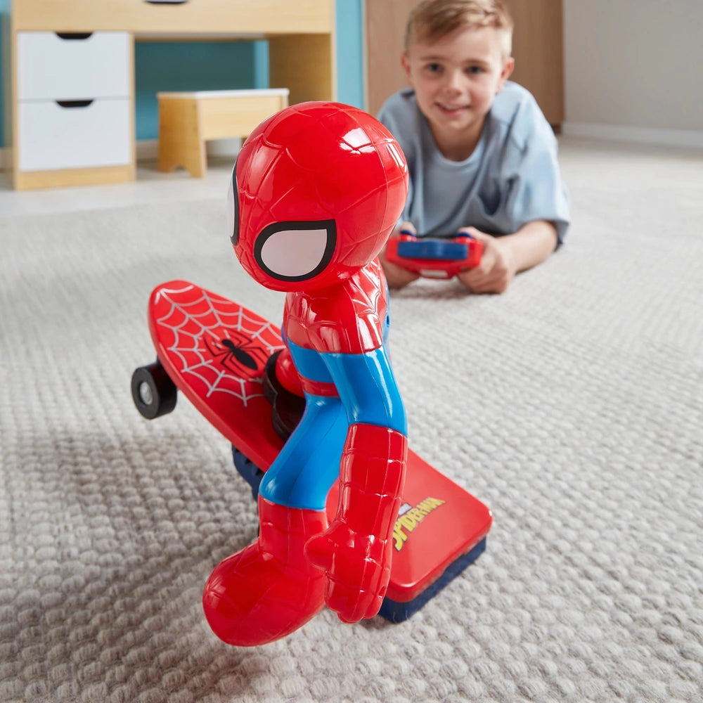 Marvel Spider-Man Remote Control Skateboard Figure Set