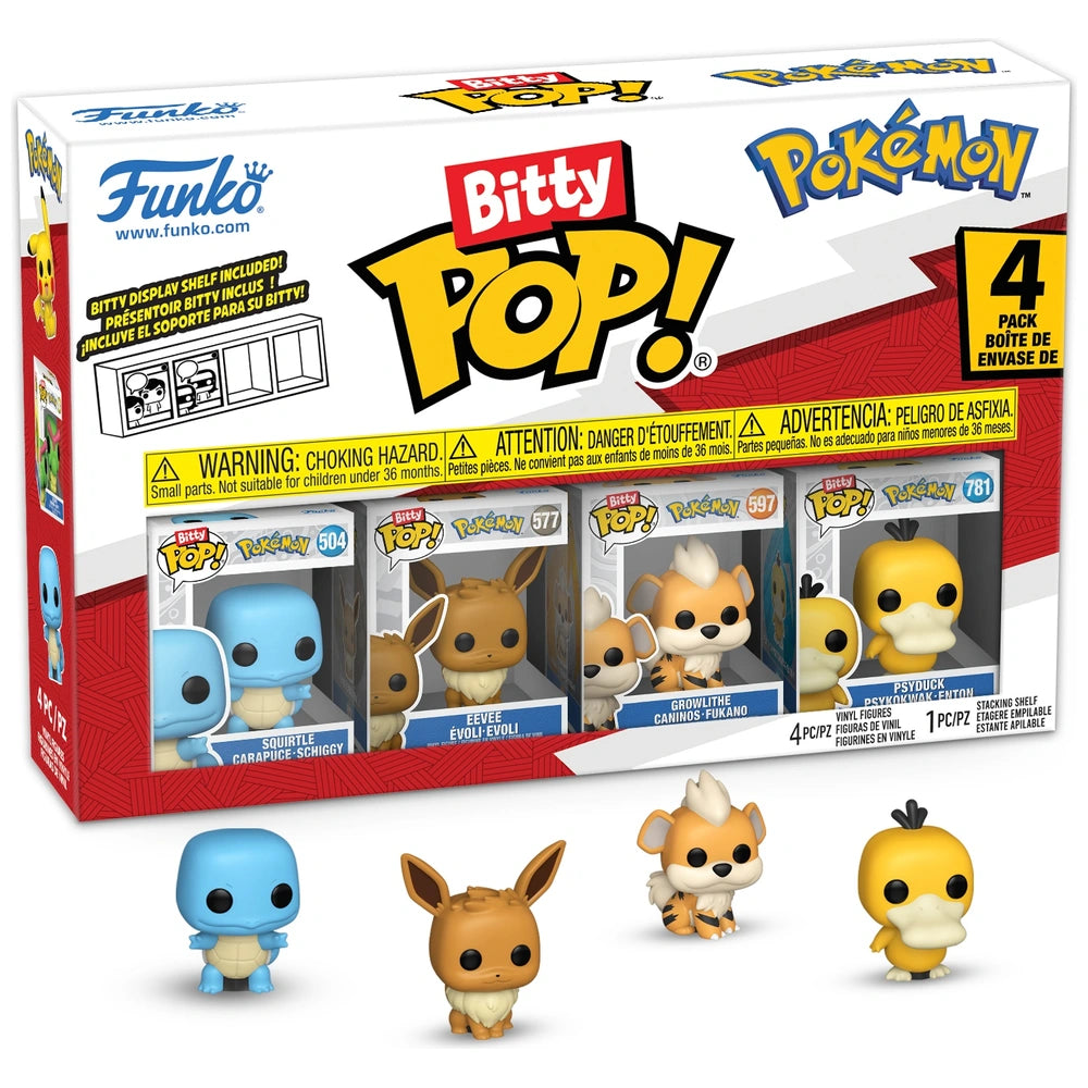 Funko Bitty POP! 4 Pack: Pokémon (Squirtle)