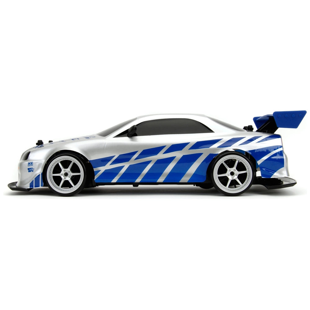 Fast & Furious Remote Control Car Brian's Nissan Skyline GT-R (R34) 1:10 Scale