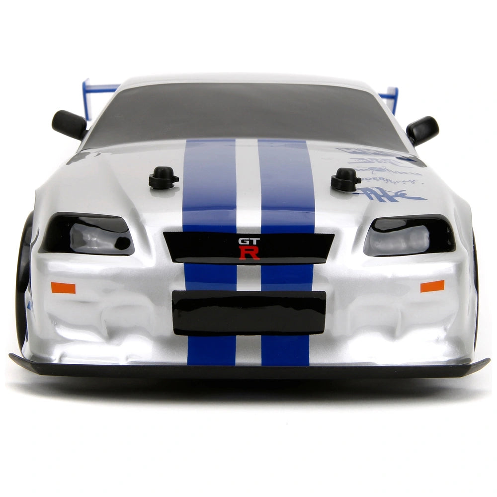 Fast & Furious Remote Control Car Brian's Nissan Skyline GT-R (R34) 1:10 Scale