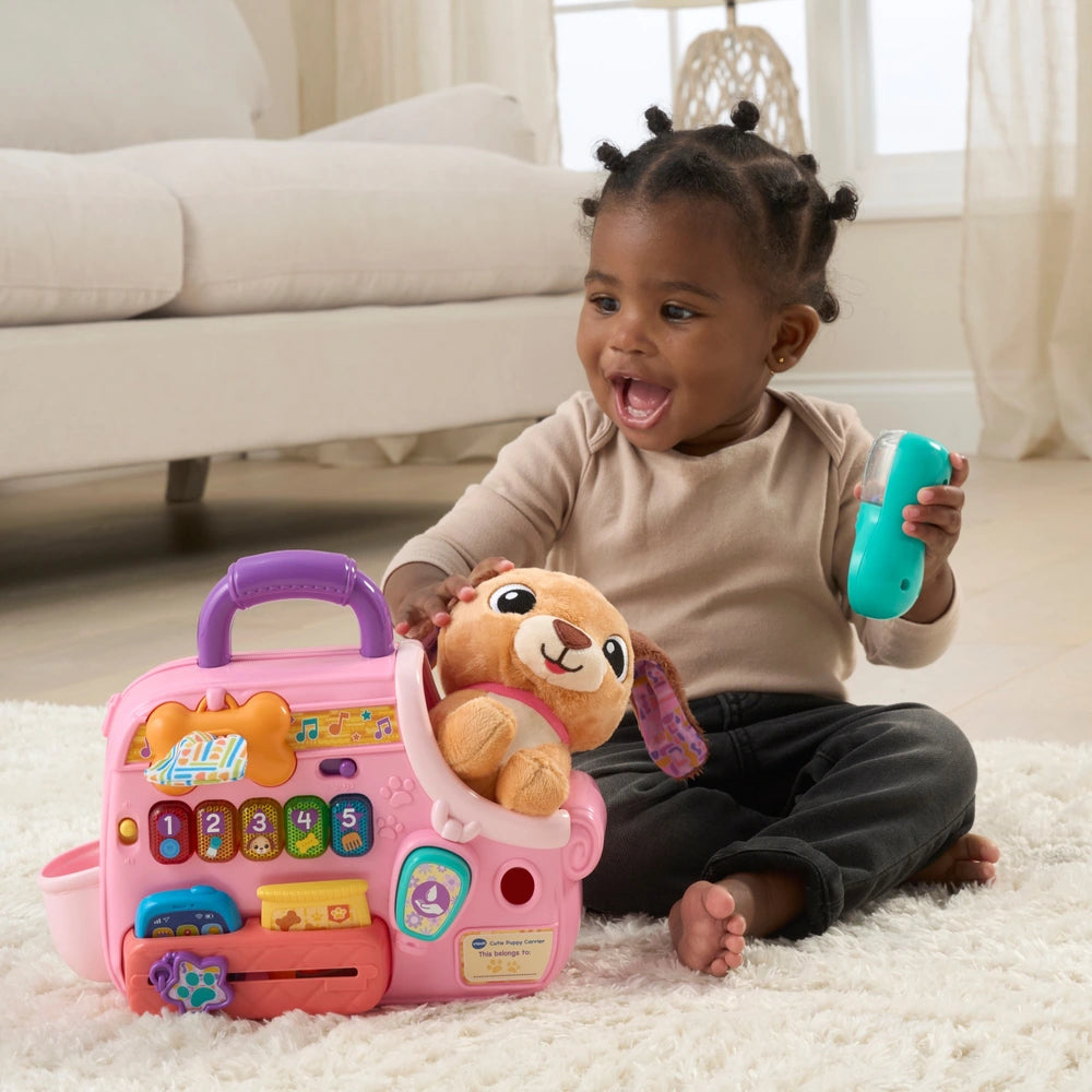 VTech Baby Cutie Plush Puppy Carrier