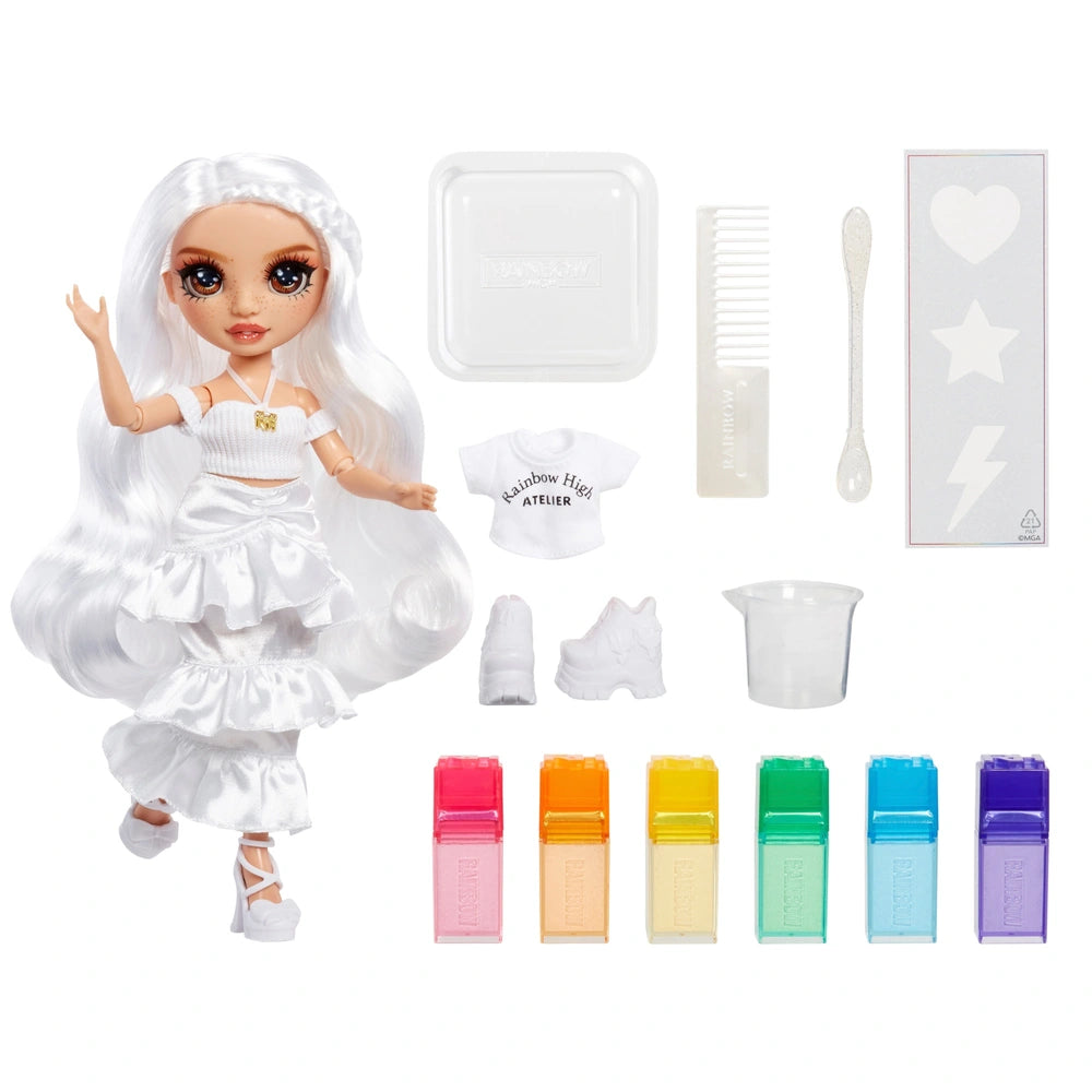 Color & Create Brown Eyes Doll