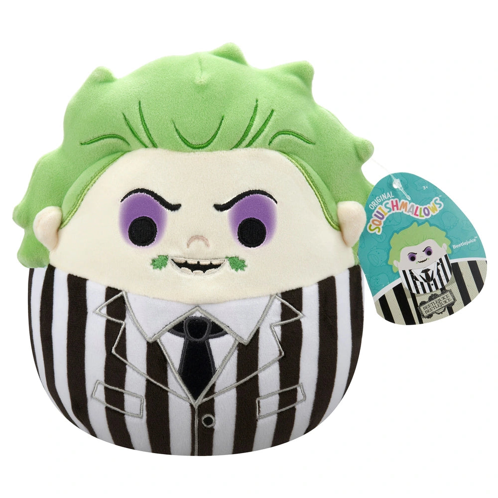 Original Squishmallows Beetlejuice Plush 20cm