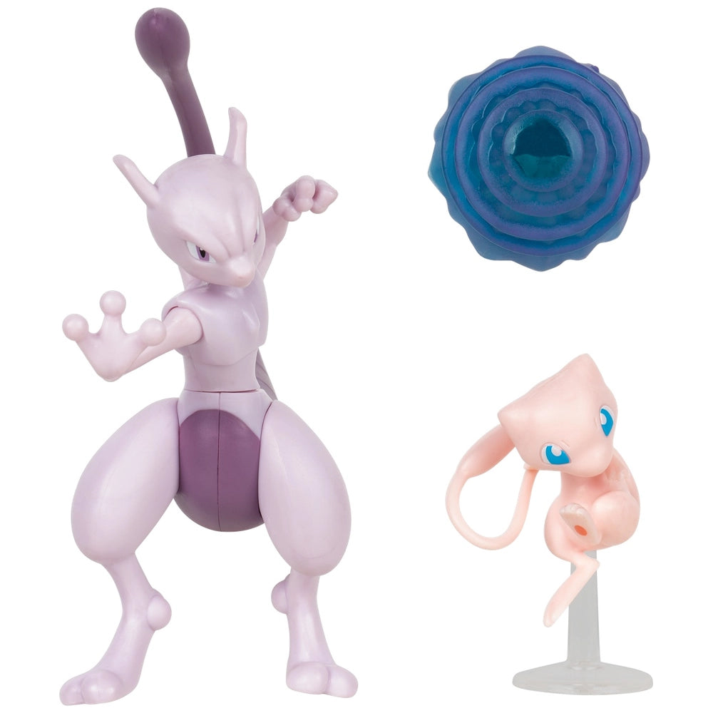 Pokémon Battle Figures 2 Pack Mew and Mewtwo