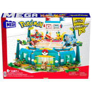MEGA Building Blocks Pokémon Training Stadium Battle Arena 1107 Piece Set