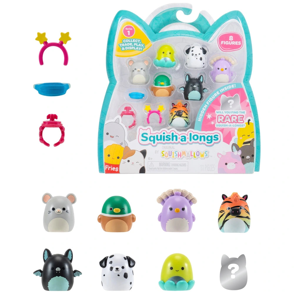 Original Squishmallows Squish-a-Longs Series 1C 8 Pack