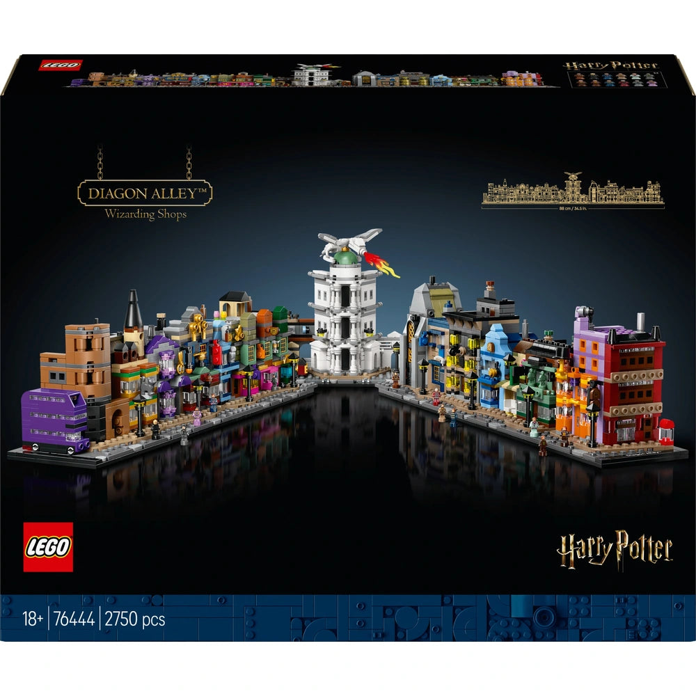 LEGO Harry Potter 76444 Diagon Alley Wizarding Shops Set for Adults
