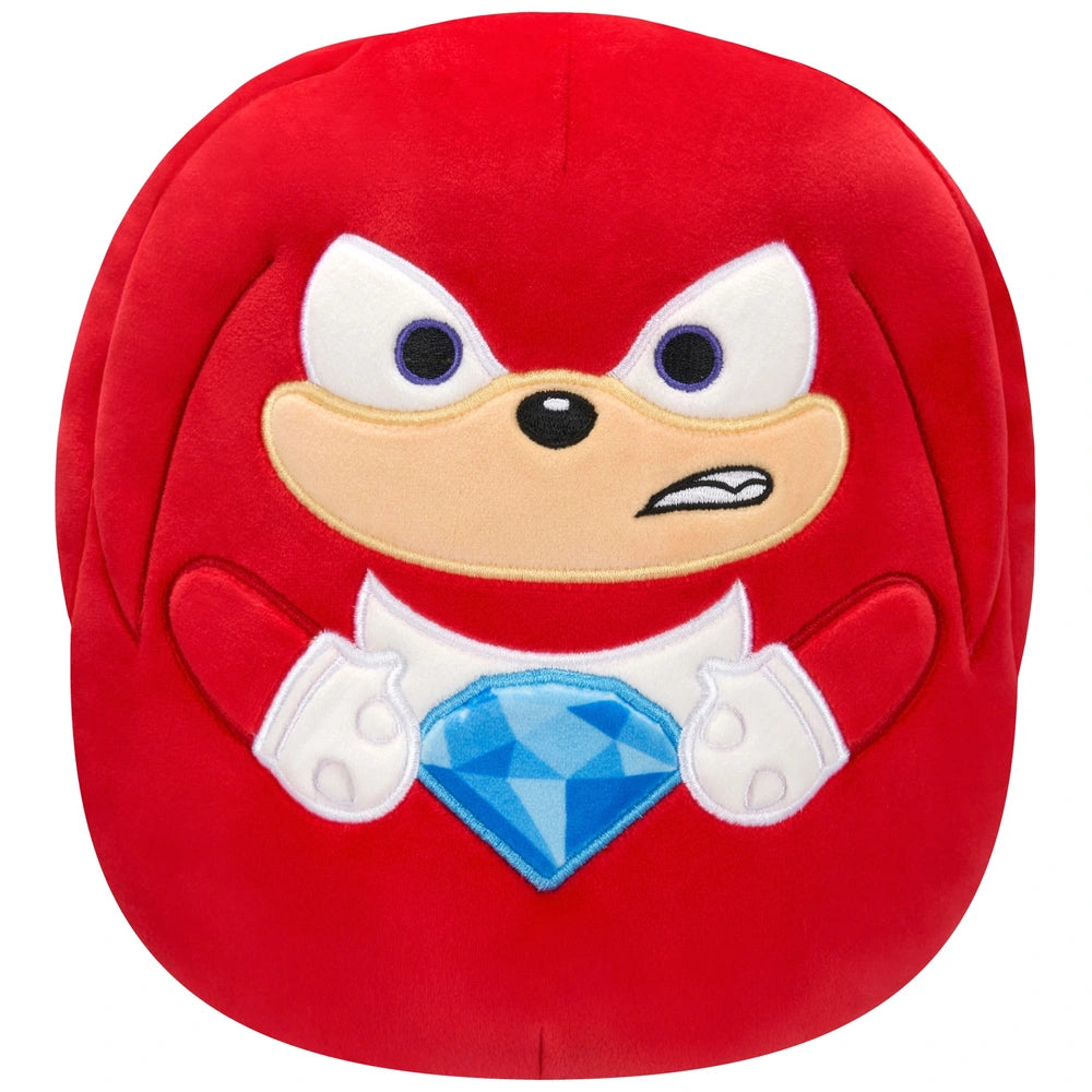 Original Squishmallows Plush Sonic the Hedgehog Knuckles with Blue Emerald 20cm