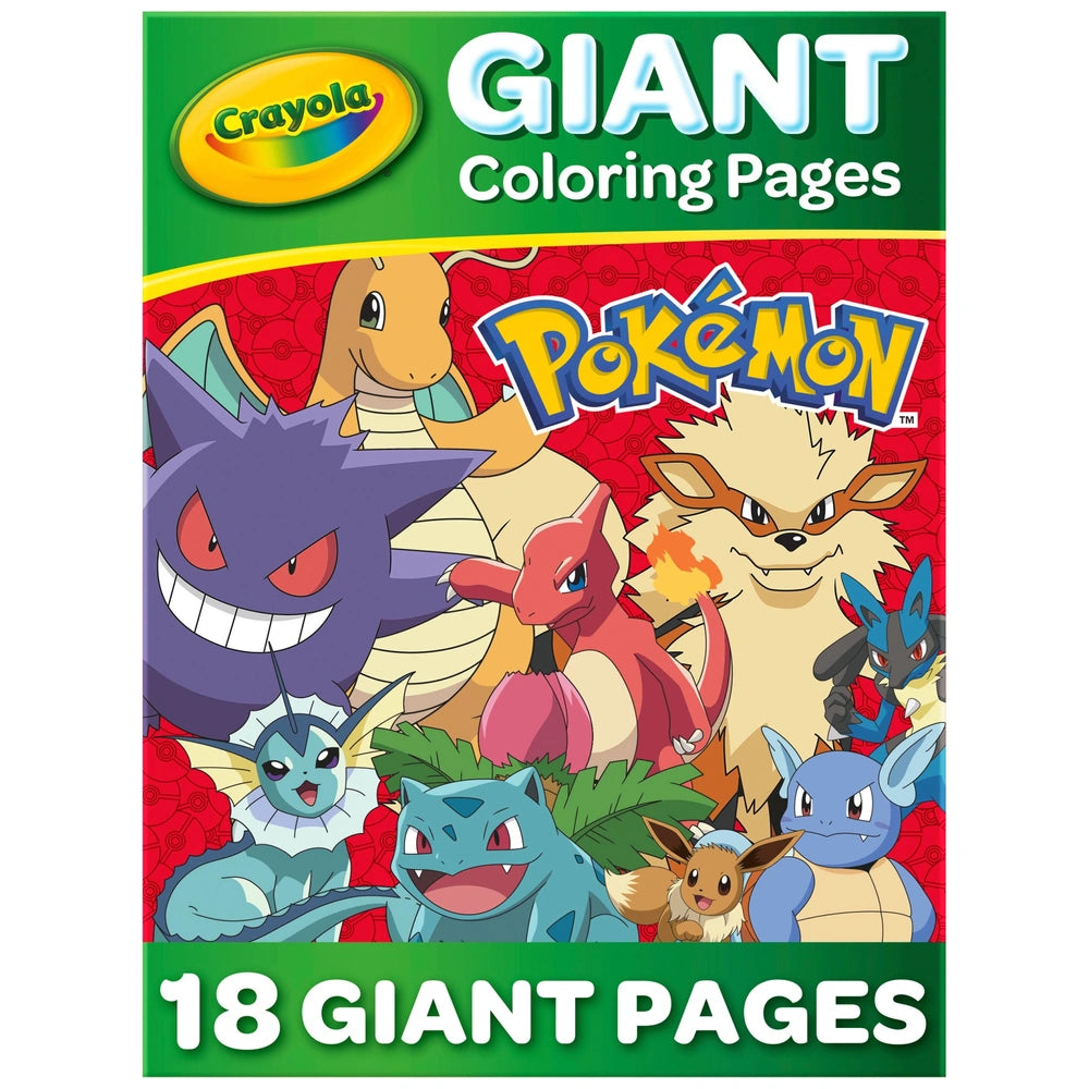 Crayola Pokémon Giant Colouring Pages Book