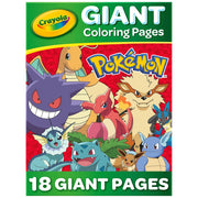 Crayola Pokémon Giant Colouring Pages Book