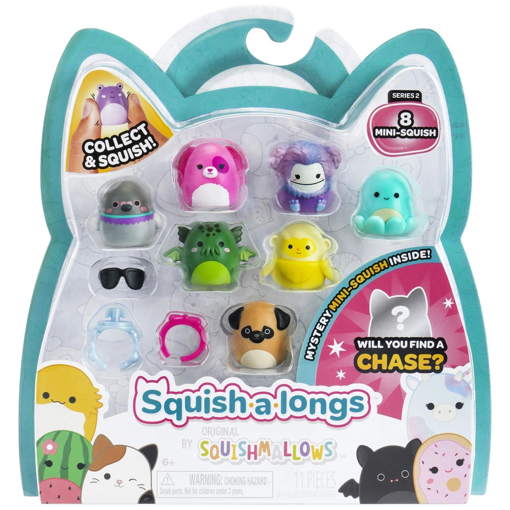 Original Squishmallows Squish-a-Longs Series 2A 8 Pack