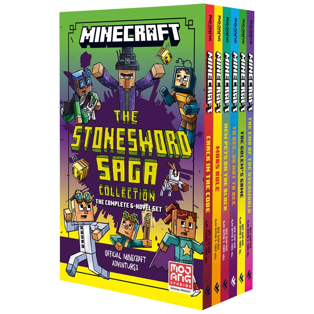Minecraft Stonesword Saga 6 Book Collection Box Set