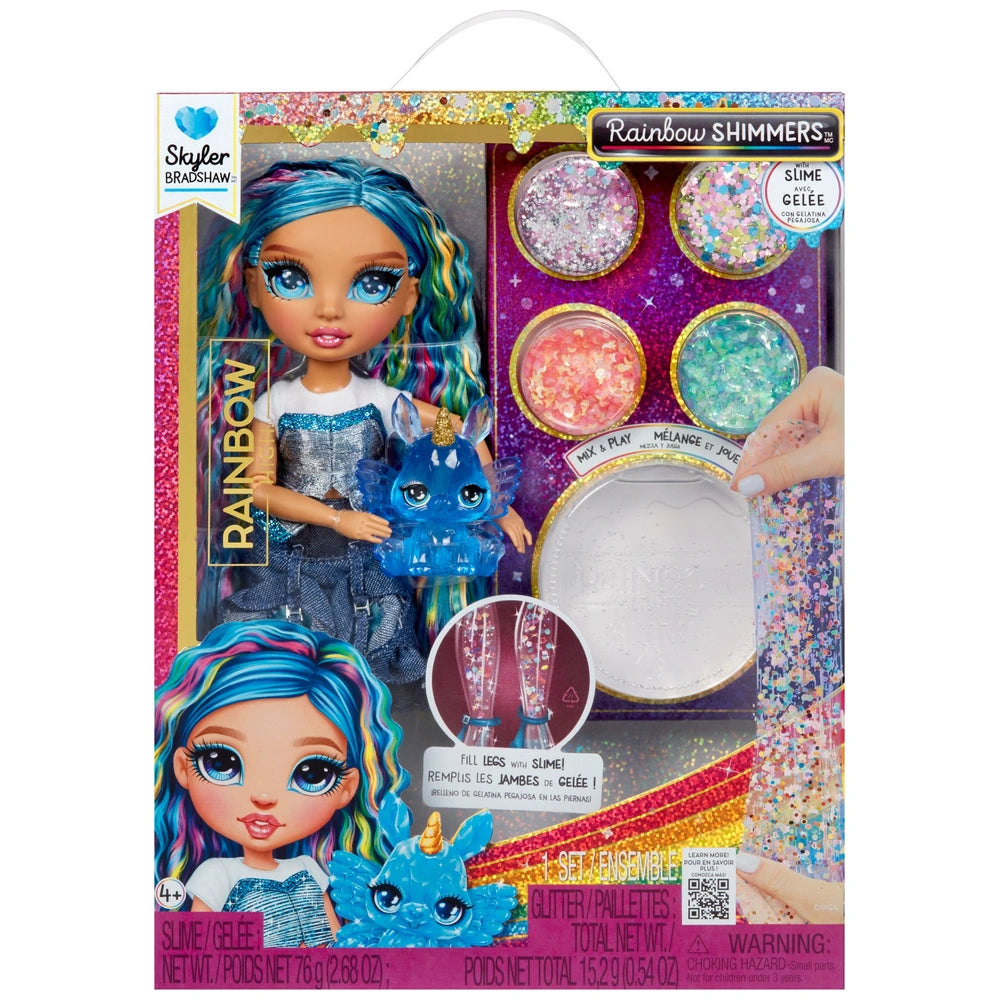 Rainbow Shimmers with Slime Skyler